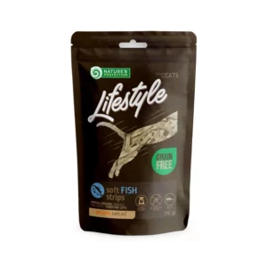 Ласощі Nature's Protection Lifestyle Soft Fish Strips для котів, 75 г