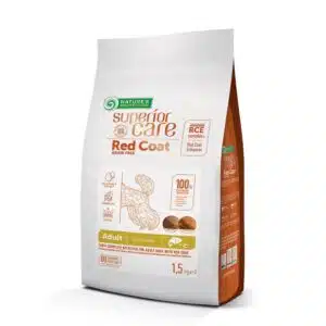 Сухий корм для дорослих собак малих порід Nature's Protection Superior Care Red Coat беззерновий з лососем
