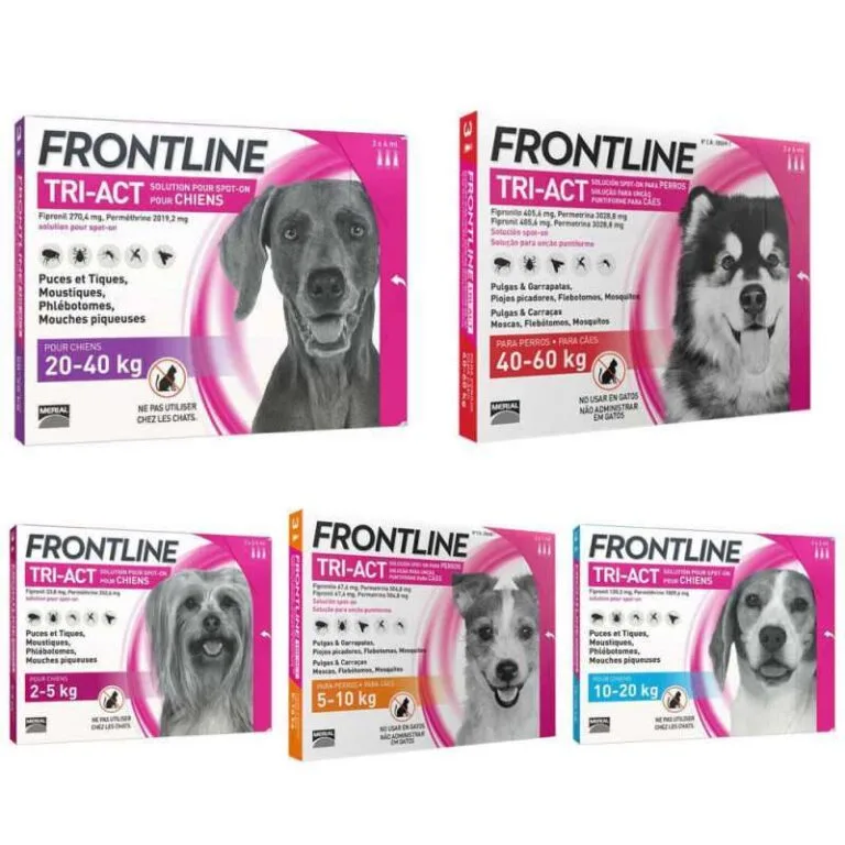 Frontline Tri-Act краплі від бліх, кліщів та комарів для собак, 3 піпетки