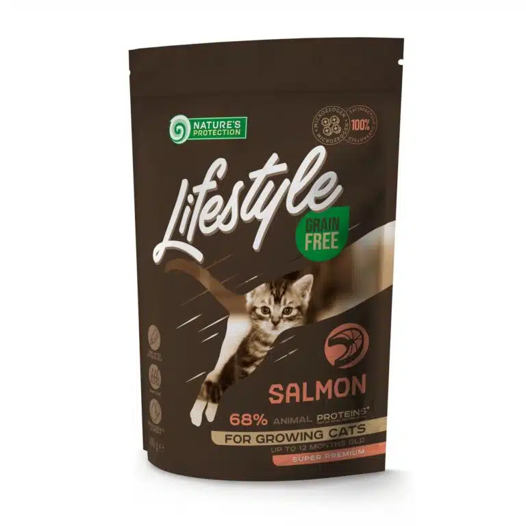 Сухий корм Nature's Protection Lifestyle Kitten з лососем для кошенят
