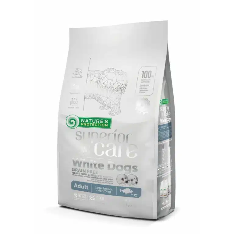 Сухий корм Nature's Protection Superior Care White Dogs для великих собак з білою рибою