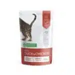 Вологий корм Nature's Protection Hairball з качкою і куркою для котів, 100 г