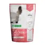 Вологий корм Nature's Protection Skin & Coat з куркою та яловичиною для котів, 100 г