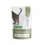 Вологий корм Nature's Protection Weight Control з куркою і лососем для котів, 100 г