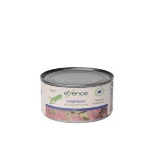 Вологий корм для дорослих котів Essence з індичкою, 200 г