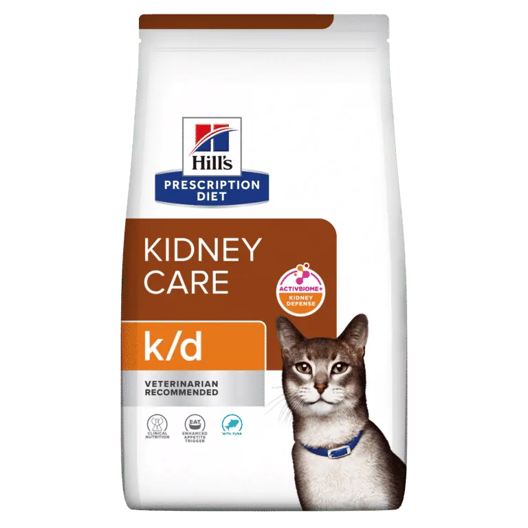 Сухий корм Hill's Prescription Diet k/d з ActivBiome+ Kidney Defense з тунцем для котів при нирках