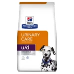 Hill's Prescription Diet u/d Сухой корм для собак уход за мочевыделительной системой 4кг