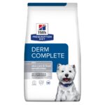 Hill’s Prescription Diet Derm Complete Mini Сухой корм для собак малых пород при пищевой аллергии и атопическом дерматите, с рисом и яйцом 1 кг