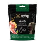 Хрумкі ласощі Savory для здоров'я кісток та суглобів собак, кролик та чорноплідна горобина, 200 г
