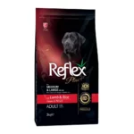 Корм для собак середніх та великих порід з ягнятком та рисом Reflex Plus