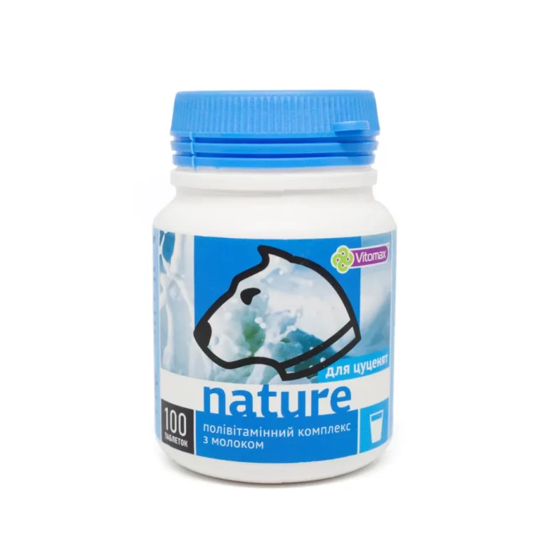 Вітаміни Vitomax Nature для цуценят з молоком, 100 г