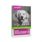Капли противопаразитарные "Sempero" для собак больших пород 1мл*3шт