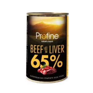 Вологий корм для собак Profine Dog з яловичиною і печінкою, 400 г