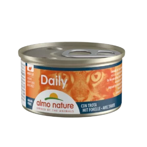 Вологий корм Almo Nature Daily з фореллю для котів, 85 г