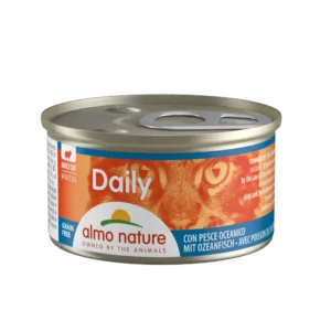 Вологий корм Almo Nature Daily з океанічною рибою для котів, 85 г
