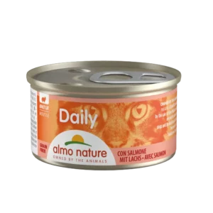 Вологий корм для котів Almo Nature Daily Cat мус з лососем, 85 г
