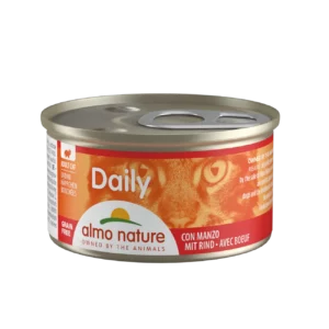 Вологий корм Almo Nature Daily з яловичиною для котів, 85 г