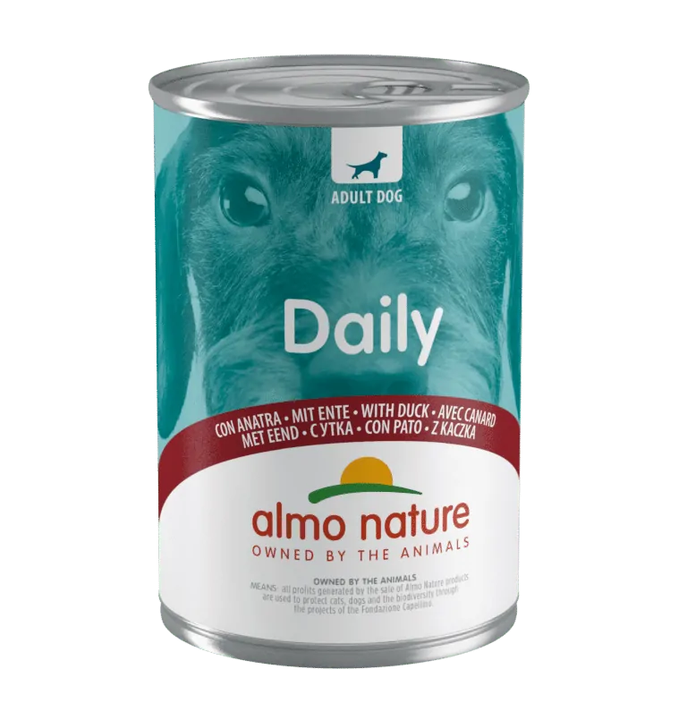 Вологий корм Almo Nature Daily з качкою для собак, 400 г