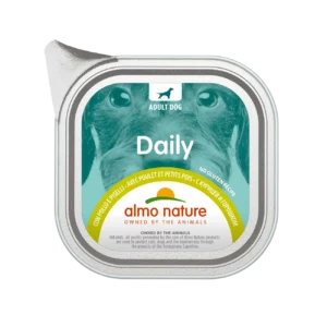 Вологий корм Almo Nature Daily з куркою і горохом для собак, 100 г
