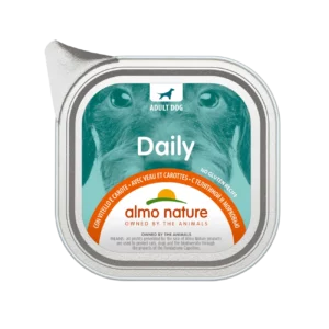 Вологий корм Almo Nature Daily з телятиною і морквою для собак, 100 г