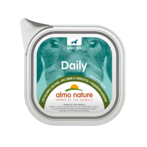 Вологий корм для собак Almo Nature Daily Dog з індичкою і кабачком, 100 г