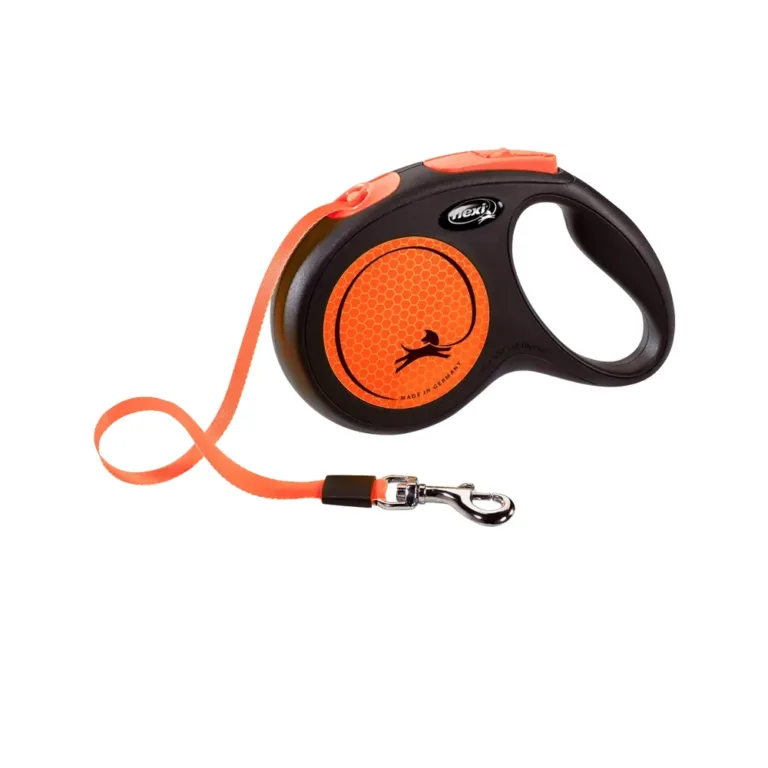 Рулетка Flexi New Neon стрічка M 5м/25кг для собак