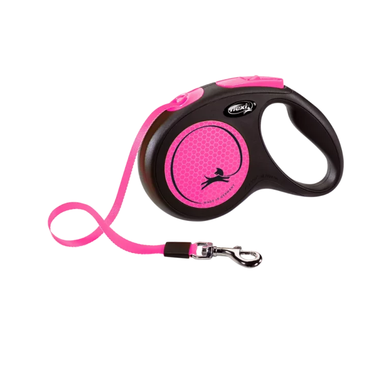 Рулетка Flexi New Neon стрічка M 5м/25кг для собак