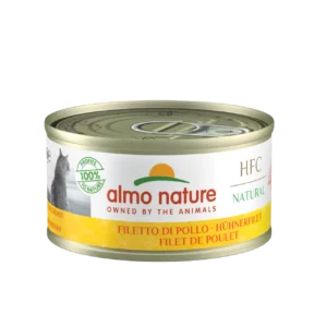 Вологий корм для котів Almo Nature HFC Cat Natural куряче філе, 70 г