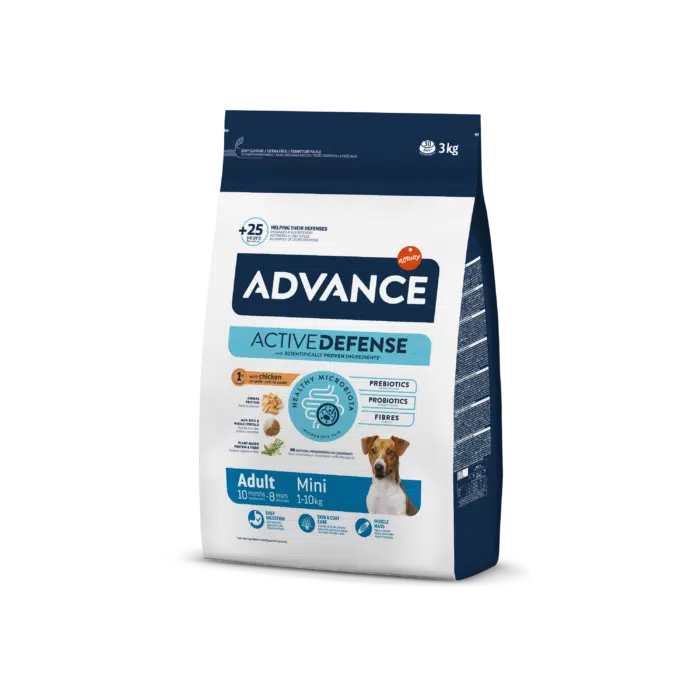 Корм для дорослих собак маленьких порід Advance Dog Mini Adult з куркою та рисом