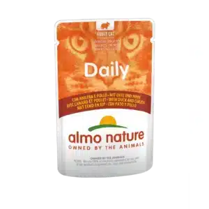 Вологий корм Almo Nature Daily з куркою і качкою для котів, 70 г