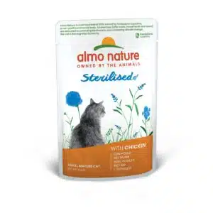 Вологий корм Almo Nature Holistic з куркою для стерилізованих котів, 70 г