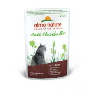 Вологий корм Almo Nature Holistic для виведення шерсті з яловичиною для котів, 70 г