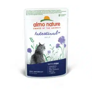 Вологий корм Almo Nature Holistic для чутливого травлення з рибою для котів, 70 г