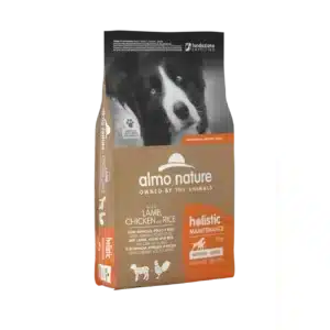 Almo Nature Holistic Dog для собак средних и крупных пород с ягненком, курицей и рисом