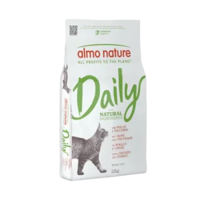 Сухий корм Almo Nature Daily Cat з куркою та індичкою для дорослих котів