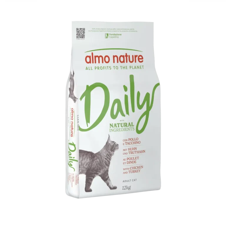 Сухий корм Almo Nature Daily Cat з куркою та індичкою для дорослих котів