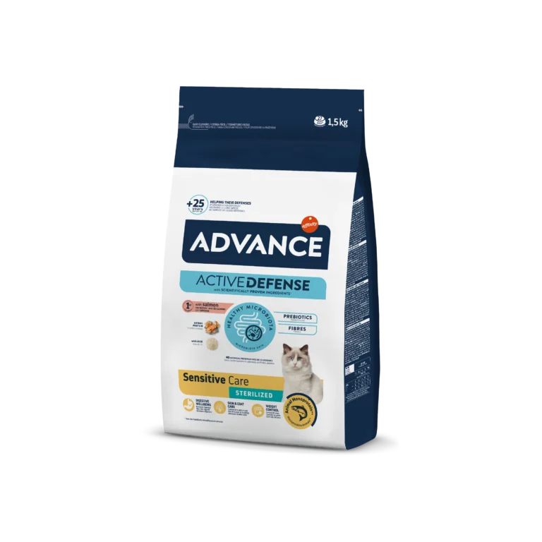 Advance Cat Sterilized Salmon Sensitive для стерилізованих котів з чутливим травленням з лососем