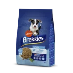 Brekkies Dog Junior для молодых собак с курицей