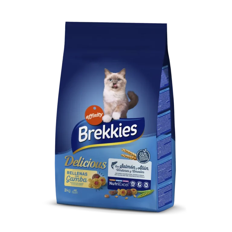 Сухий корм Brekkies Delice Fish для дорослих котів з рибою