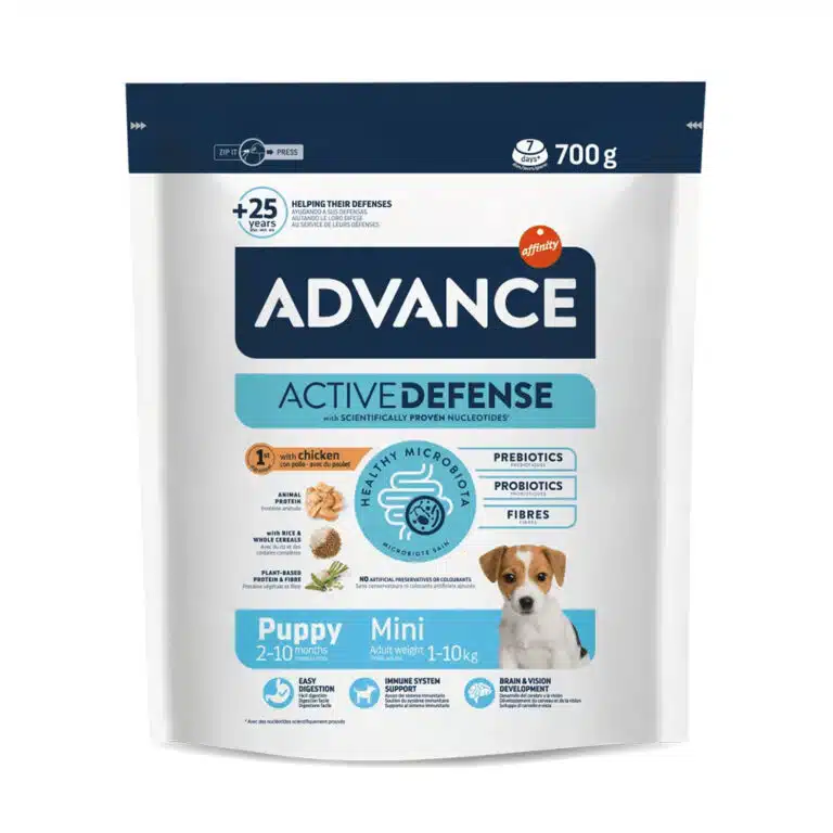 Сухий корм для цуценят малих порід Advance Dog Mini Puppy з куркою і рисом