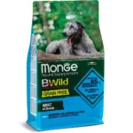 Беззерновий корм для дорослих собак всіх порід Monge Dog Bwild Grain Free з анчоусом