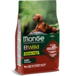 Беззерновий корм для дорослих собак всіх порід Monge Dog Bwild Grain Free з ягням