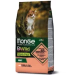 Беззерновой корм для кошек Monge Cat Bwild Grain Free с лососем