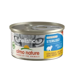Вологий корм Almo Nature Holistic з куркою для стерилізованих котів, 85 г