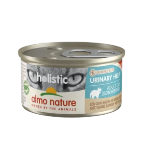 Вологий корм Almo Nature Holistic з білим м'ясом для котів при сечокам'яній хворобі, 85 г