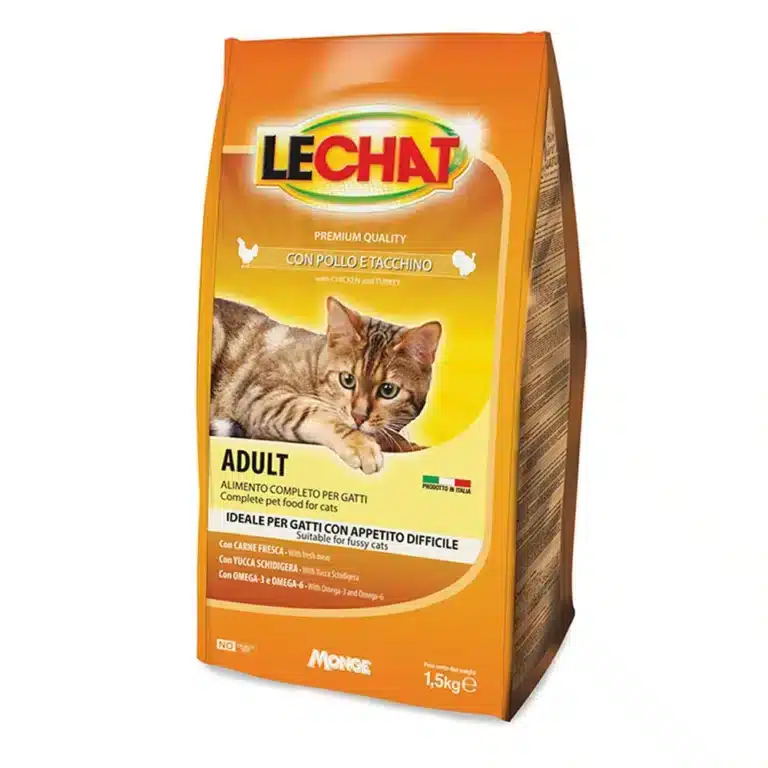 Сухий корм Monge LC Cat Adult для котів з куркою та індичкою