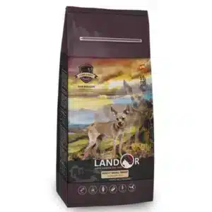 Сухий корм для дорослих собак малих порід Landor з ягням і рисом