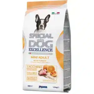 Сухий корм Monge SPECIAL DOG Mini Adult для собак малих порід з індичкою і рисом