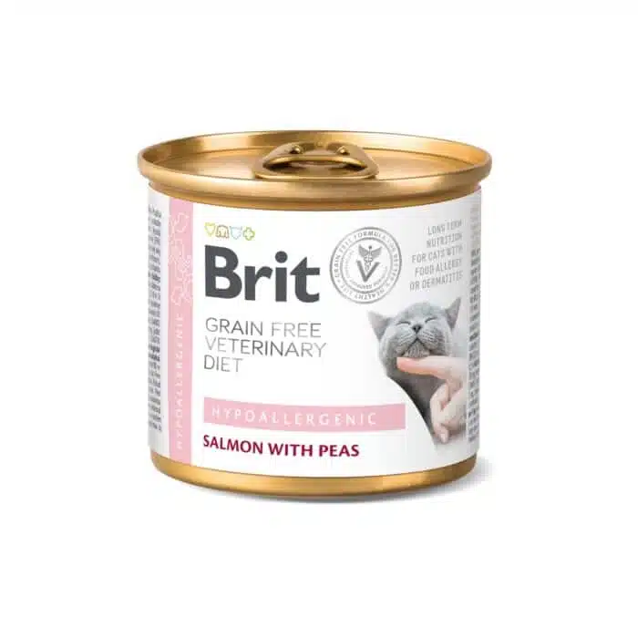 Brit GF Veterinary Diet Cat Cans Hypoallergenic Гіпоалернений 200 g