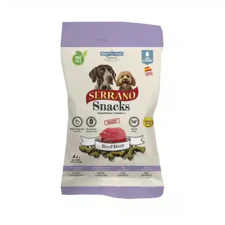 SERRANO Натуральні ласощі для собак 100г, ЯЛОВИЧЧИНА